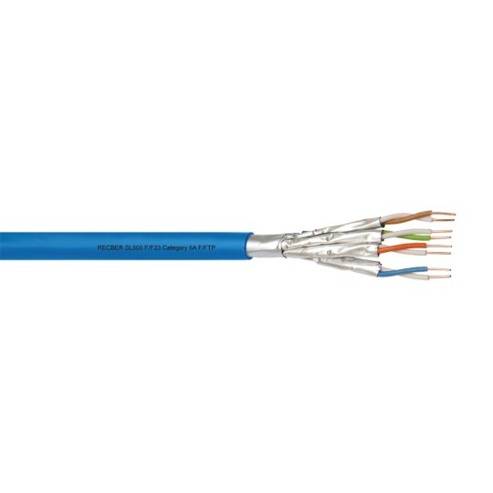 Cobox ® Câble Cat.6A, U/FTP 4P, LSZH, 23 AWG Gaine PE - 500m