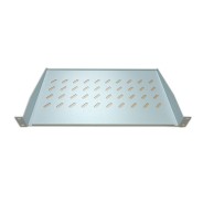 Plateau fix 19 pouces , 1U, 200mm, gris Plateau fix 19 pouces