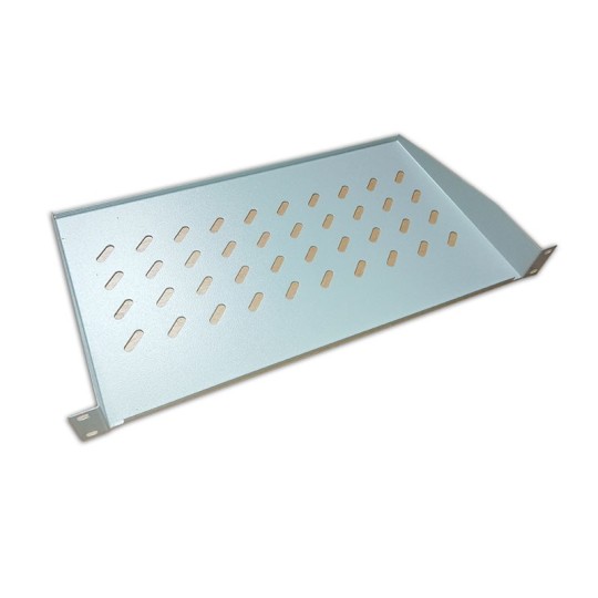 Plateau fix 19 pouces , 1U, 300mm, gris Plateau fix 19 pouces