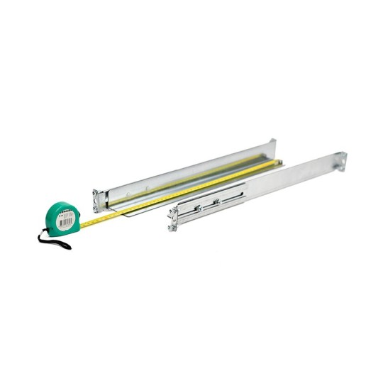 Kit de 2 équerres pour rack 19", Longueur : min. 490mm - max. 630mm