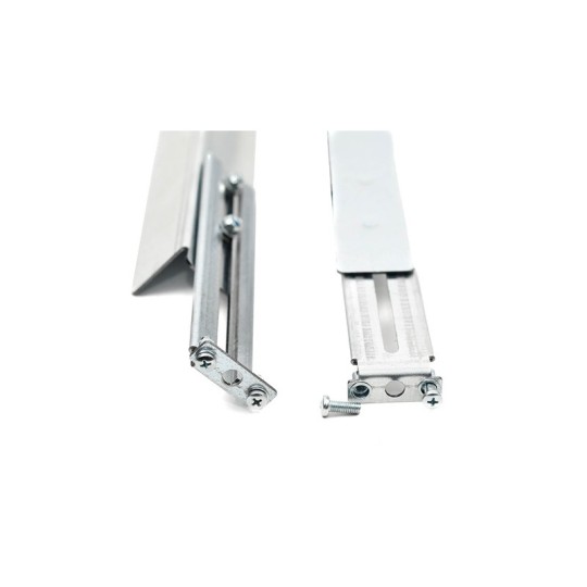 Kit de 2 équerres pour rack 19", Longueur : min. 690mm - max. 850mm