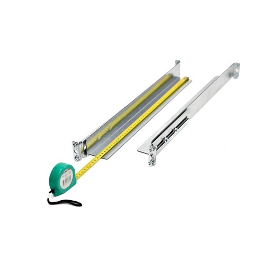 Kit de 2 équerres pour rack 19", Longueur : min. 690mm - max. 850mm