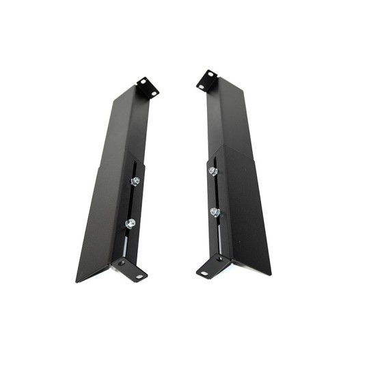 Kit de 2 équerres pour rack 19", Longueur : min. 290mm - max. 480mm