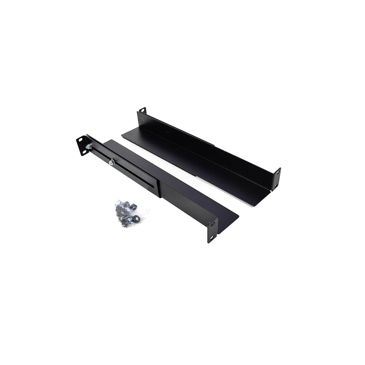 Kit de 2 équerres pour rack 19", Longueur : min. 490mm - max. 680mm