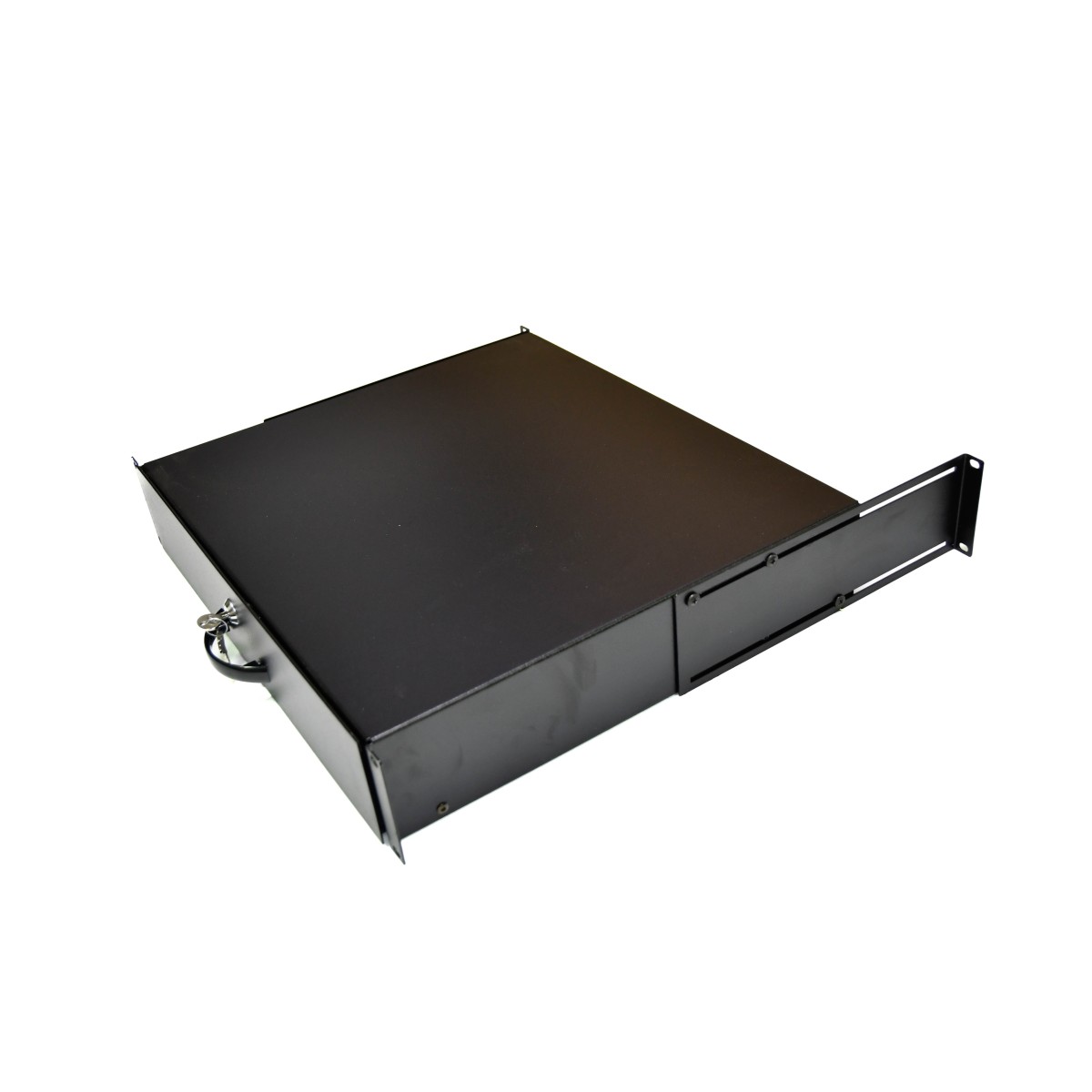 Tiroir rack 19 pouces 2U, pour armoire et coffret informatique 19 pouces.