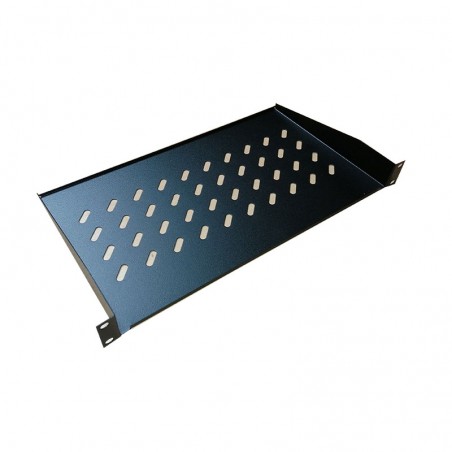 Plateau fix 19 pouces , 1U, 250mm, Noir Plateau fix 19 pouces