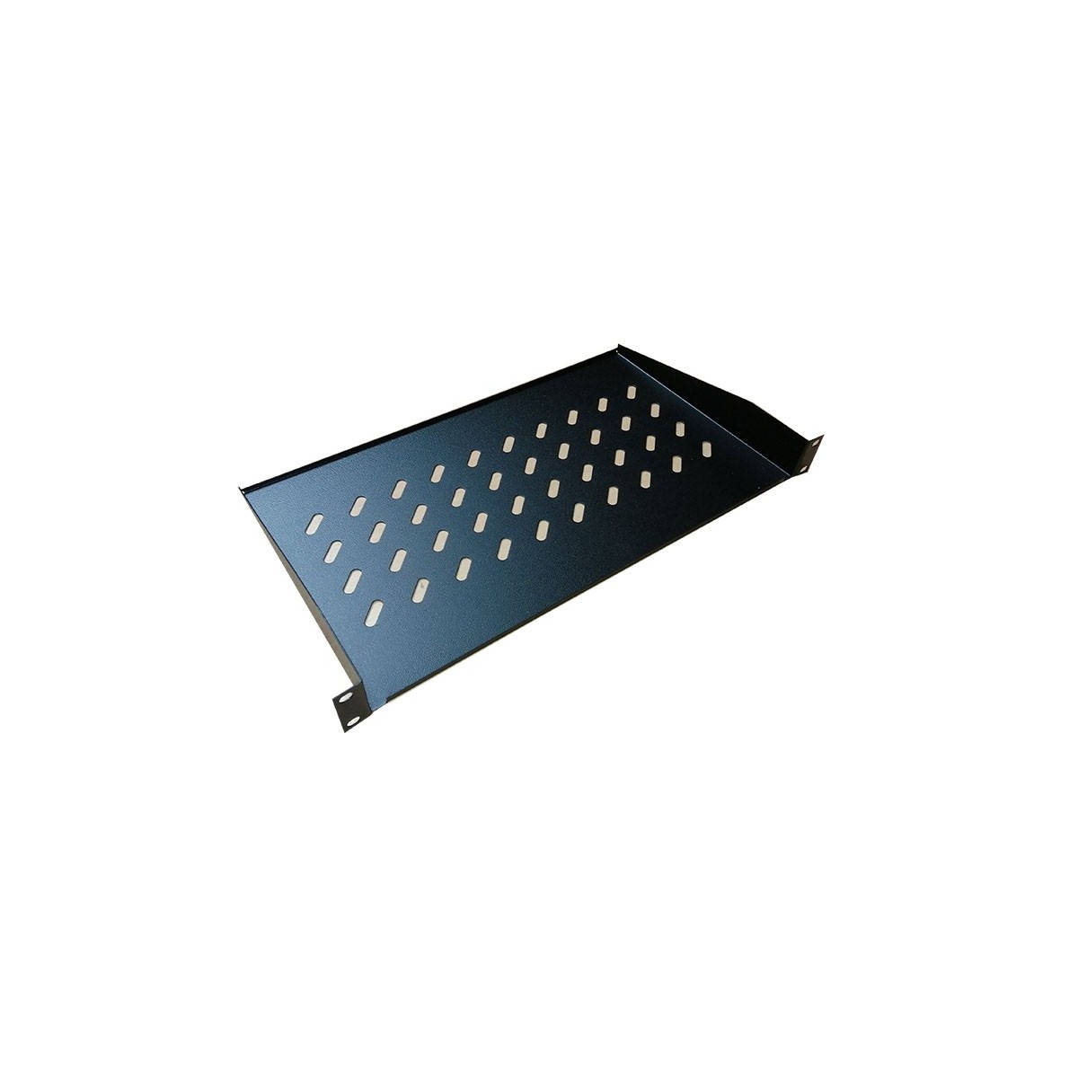 Plateau fix 19 pouces , 1U, 250mm, Noir Plateau fix 19 pouces