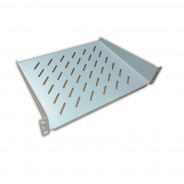 Plateau fix 19 pouces , 2U, 350mm, Gris Plateau fix 19 pouces